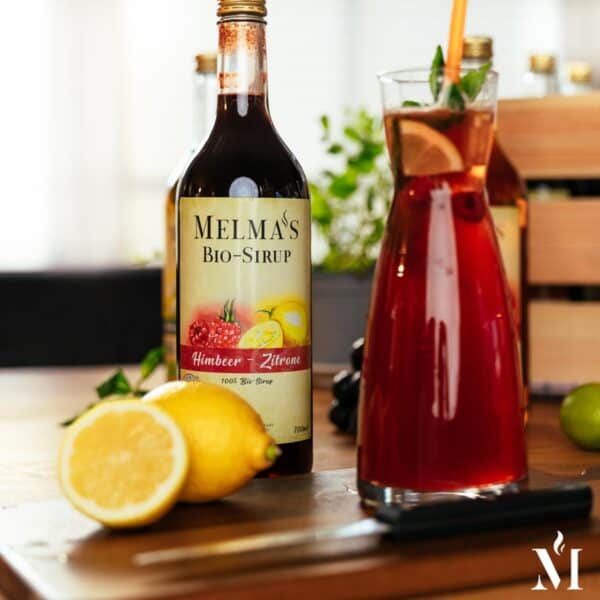 Bio Sirup Himbeer-Zitrone 750ml – Bild 3