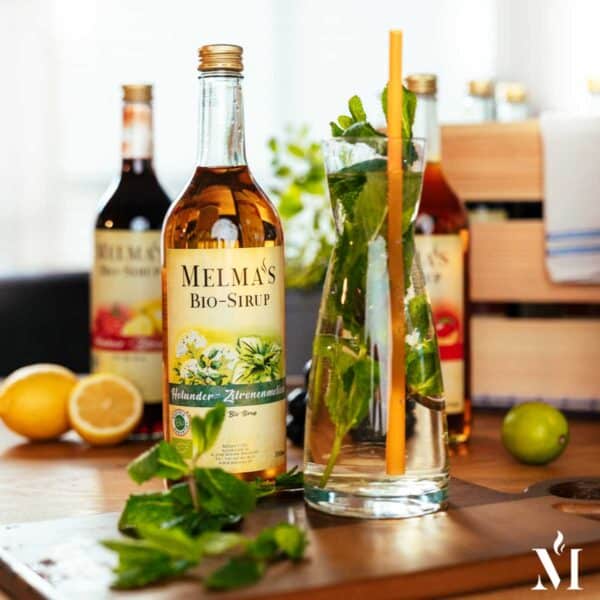 Bio Sirup Holunder-Zitronenmelisse 750ml – Bild 3