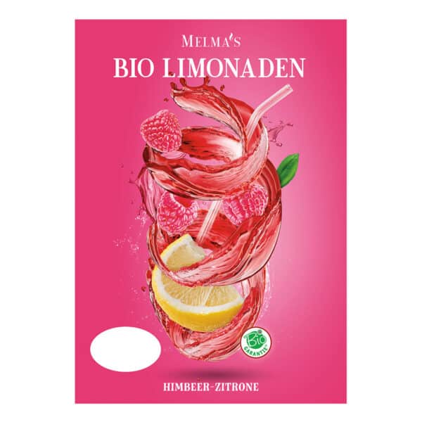 Himbeer-Zitrone Limonade A3 Plakat – Bild 2