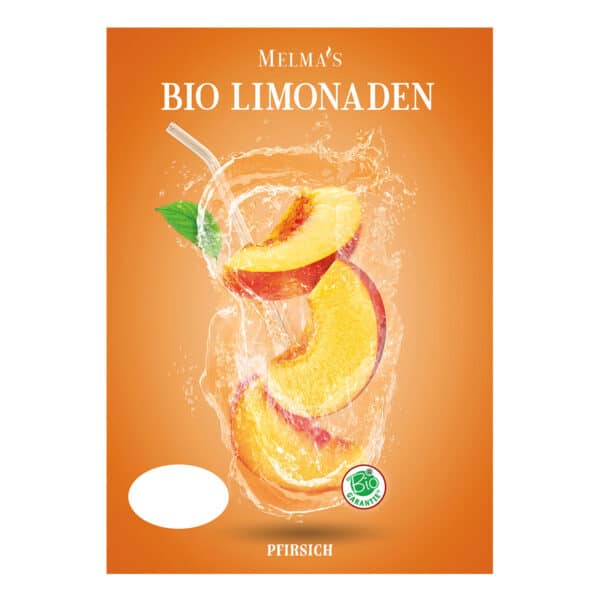 Pfirsich Limonade A3 Plakat – Bild 2