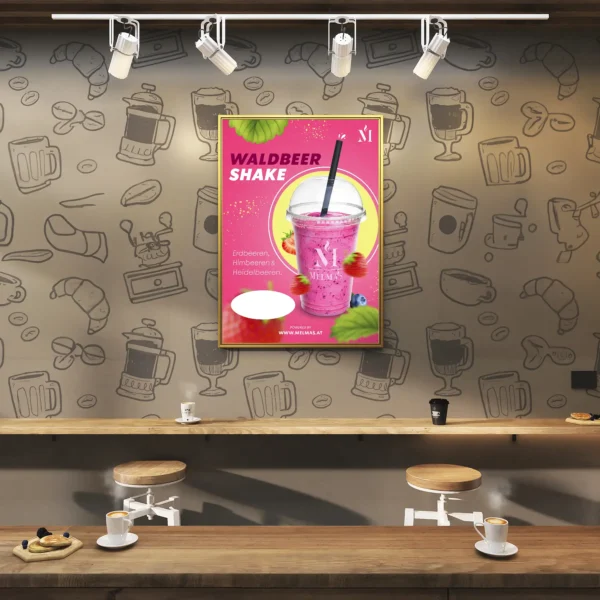 Waldbeer Shake | A3 Plakat & A6 Einleger – Bild 5