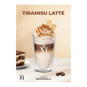 Tiramisu Latte | A3 Plakat & A6 Einleger