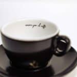 Melmas Cappuccino Tasse schwarz – Bild 3