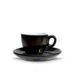 Melmas Espresso Tasse schwarz