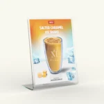 Salted Caramel Ice Shake | A3 Plakat & A6 Einleger – Bild 2