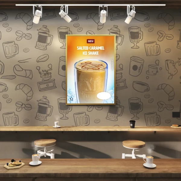Salted Caramel Ice Shake | A3 Plakat & A6 Einleger – Bild 5